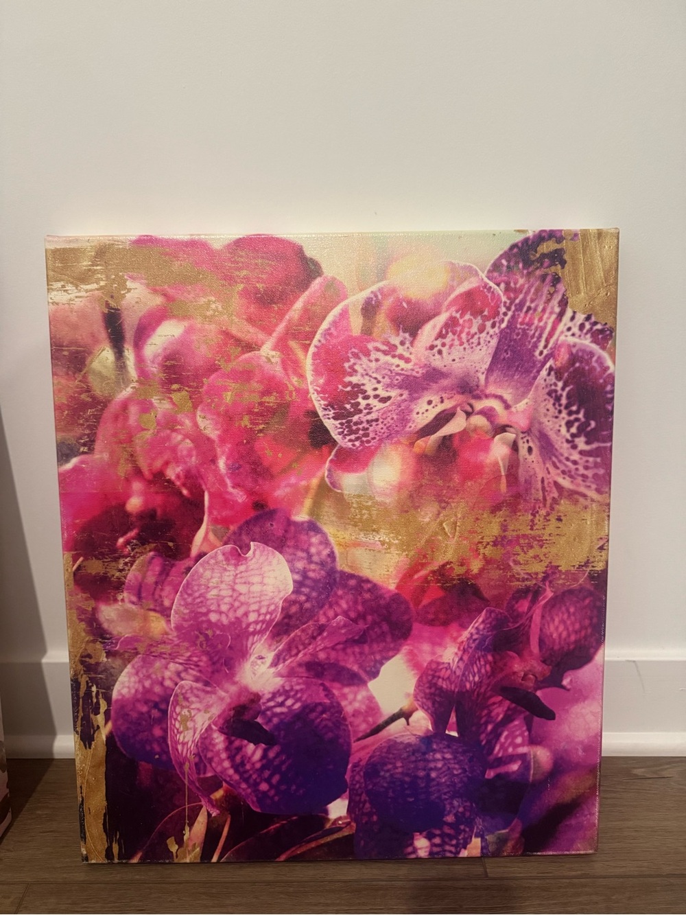 Oliver Gal Pink & Purple Orchid Bloom Canvas